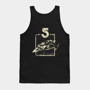 B5 White Star Tank Top